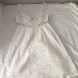 white guess jeans dress